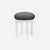 Made Goods Marston Upholstered Round Single Bench in Aras Mohair