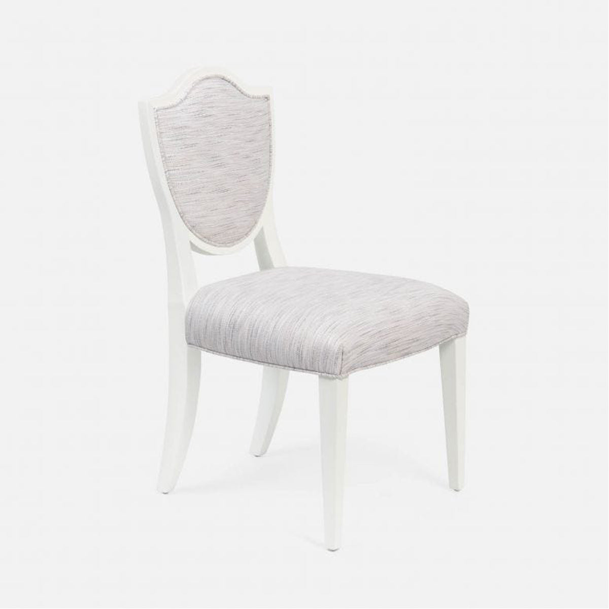 Made Goods Micah Upholstered Medallion Dining Chair in Aras Mohair