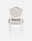 Made Goods Micah Upholstered Medallion Dining Chair in Rhone Leather