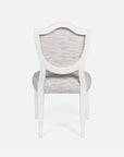 Made Goods Micah Upholstered Medallion Dining Chair in Mondego Cotton Jute