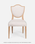 Made Goods Micah Upholstered Medallion Dining Chair in Liard Cotton Velvet