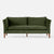Made Goods Millicent Tuxedo Sofa in Bassac Leather