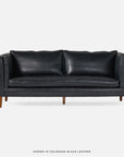 Made Goods Millicent Tuxedo Sofa in Colorado Leather