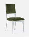 Made Goods Nelton Upholstered Dining Chair in Rhone Leather