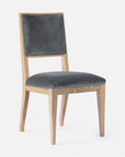 Made Goods Nelton Upholstered Dining Chair in Colorado Leather