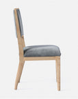 Made Goods Nelton Upholstered Dining Chair in Bassac Leather