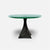 Made Goods Noor Round Metal Dining Table in Emerald Shell