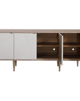Uttermost Tightrope 4-Door Modern Sideboard Cabinet