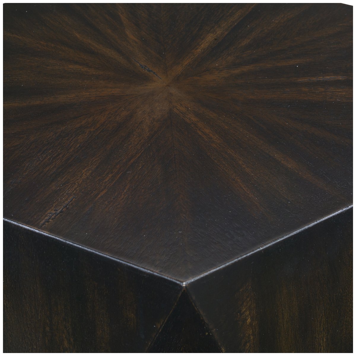 Uttermost Volker Black Wooden Side Table