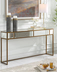 Uttermost Reflect Mirrored Console Table