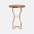 Made Goods Osten Classic Metal Side Table in Banana Bark