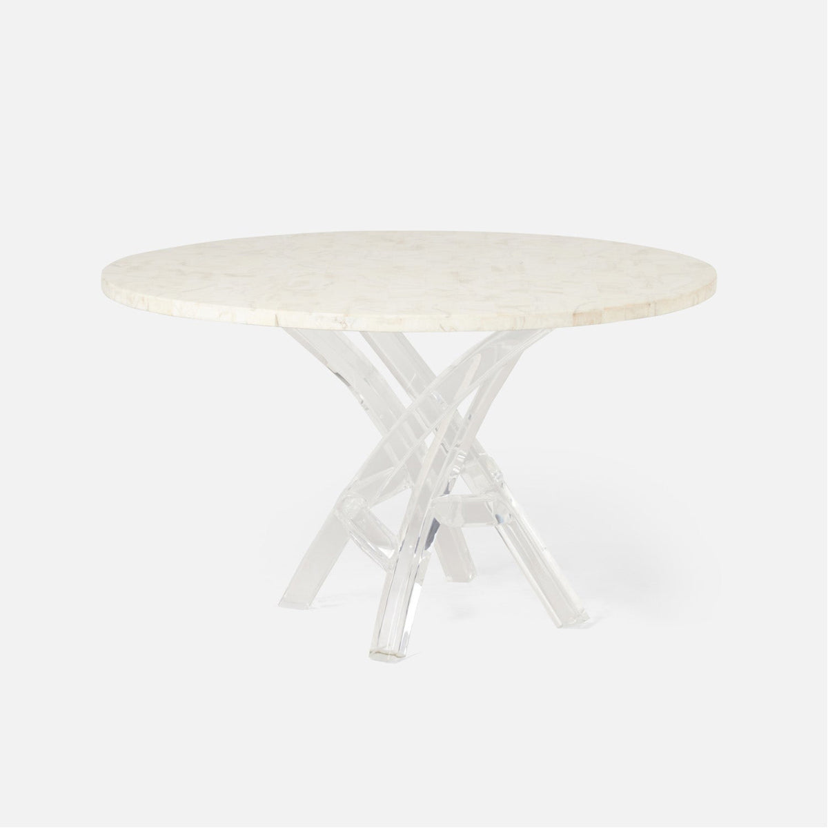 Made Goods Oswell Dining Table in Faux Horn