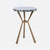 Made Goods Paislee Iron Tripod Table in Black Resin/Mop Shell