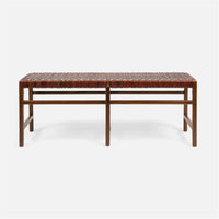 Made Goods Percy Full-Grain Leather Double Bench