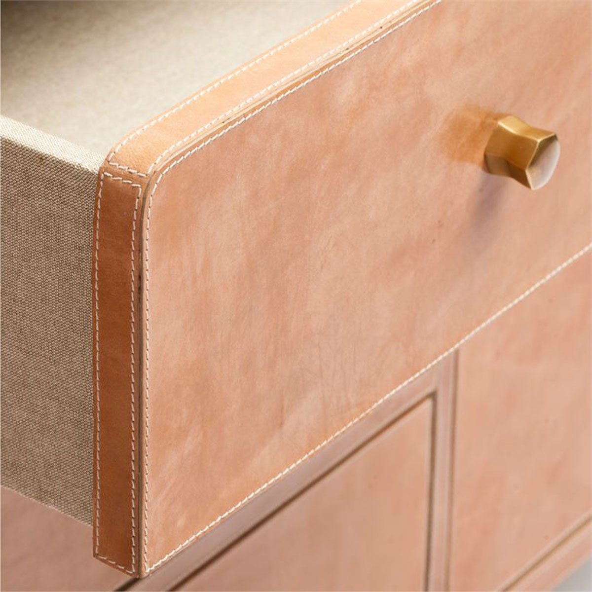 Made Goods Quenton Full-Grain Leather Buffet