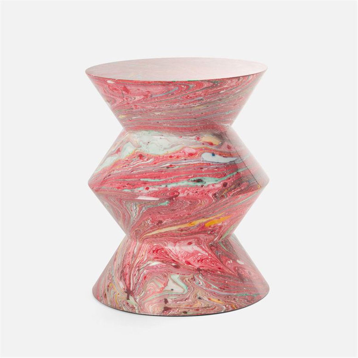 Made Goods Raine Lacquered Resin Stool