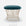 Made Goods Roderic Oval Stool in Rhone Forest Full-Grain Leather
