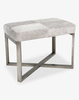 Made Goods Roger Cowhide Single Bench in Dalmatian
