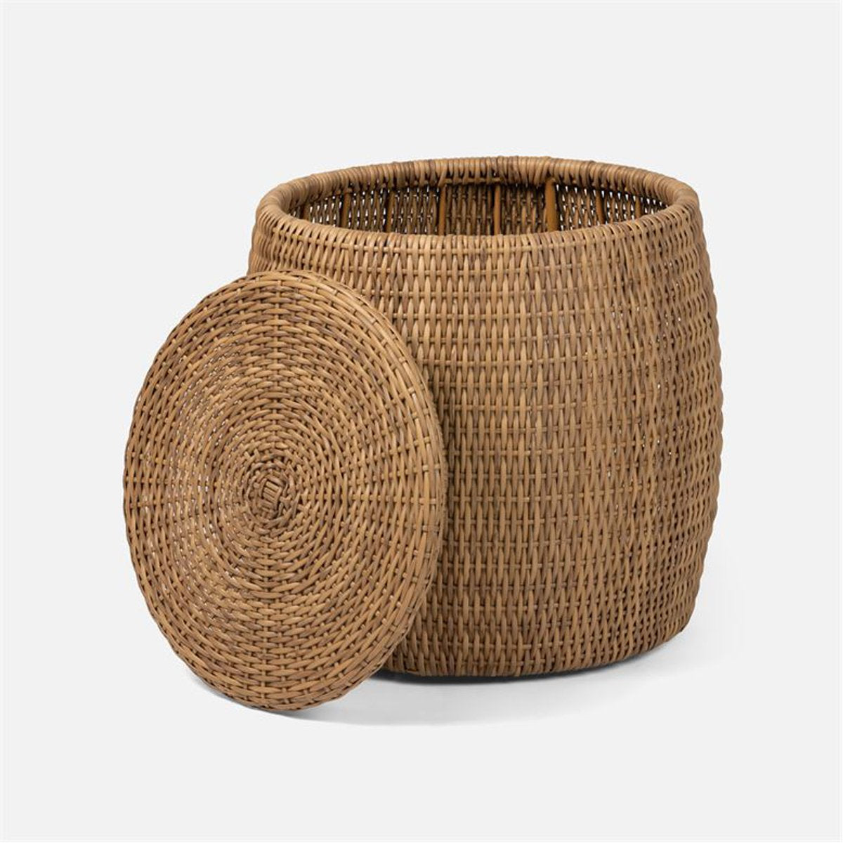 Made Goods Romero Faux Rattan Outdoor Side Table