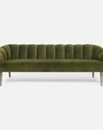 Made Goods Rooney Upholstered Shell Sofa in Garonne Leather