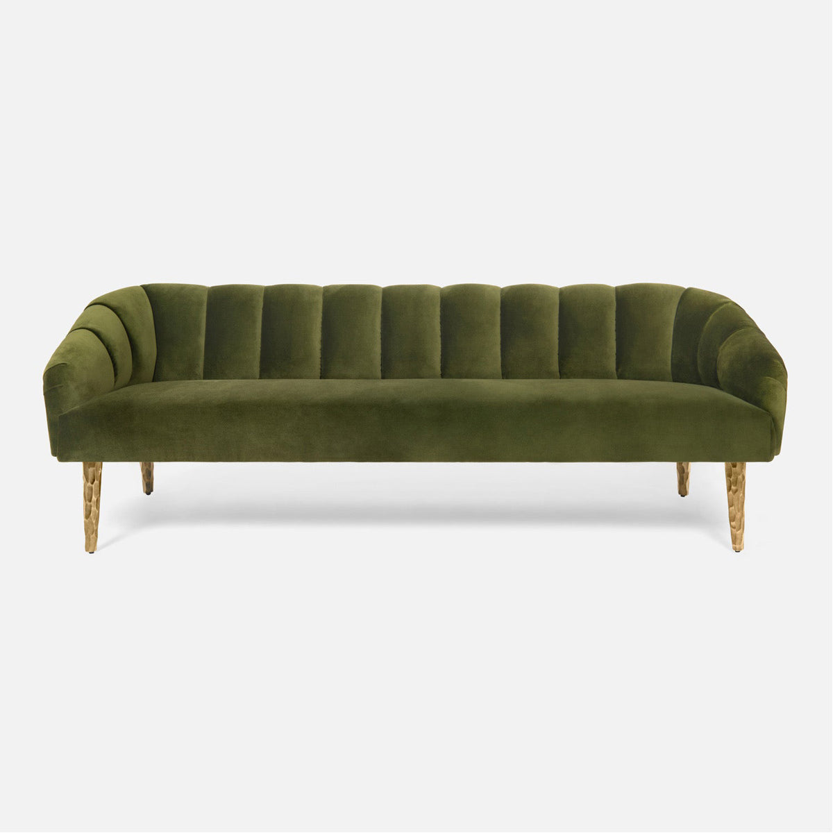 Made Goods Rooney Upholstered Shell Sofa in Humboldt Cotton Jute
