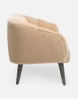Made Goods Rooney Upholstered Shell 54-Inch Sofette in Brenta Cotton/Jute
