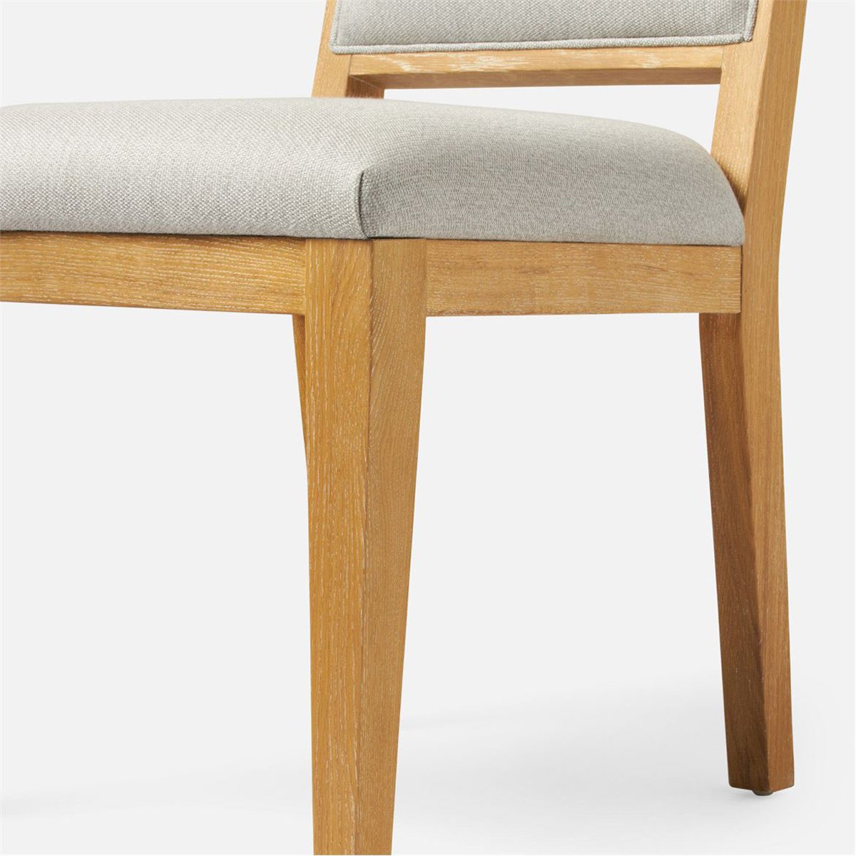 Made Goods Salem Upholstered Dining Chair in Severn Canvas