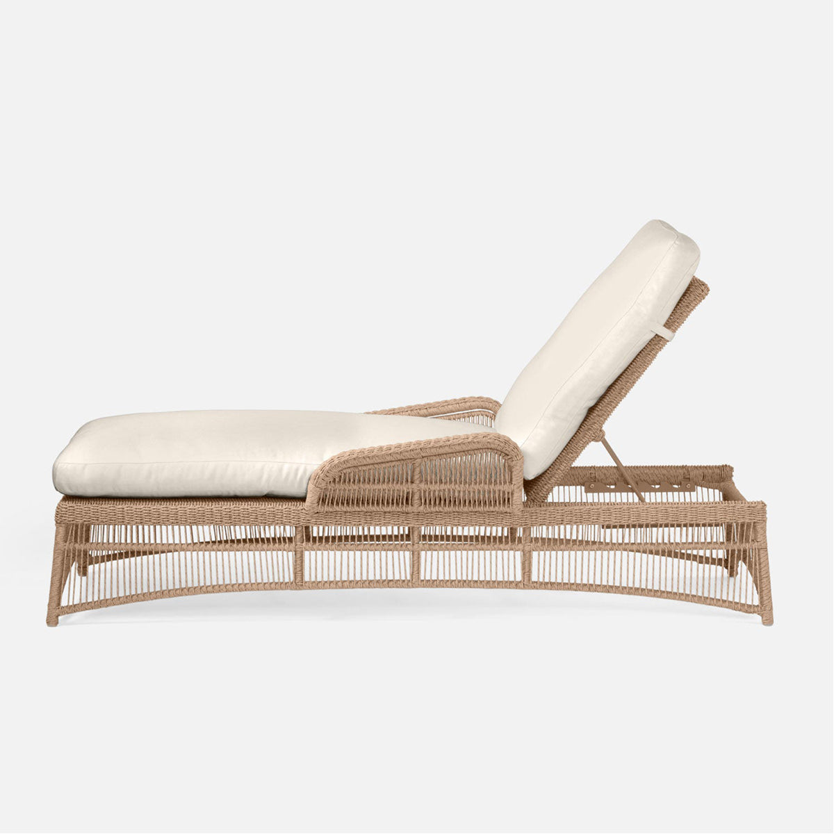 Made Goods Soma Outdoor Chaise Lounge in Weser Fabric