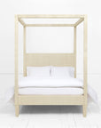 Made Goods Sorin Vintage Faux Shagreen Canopy Bed