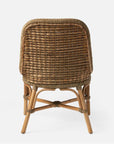 Made Goods Summer Water Hyacinth Dining Chair in Brenta Cotton/Jute