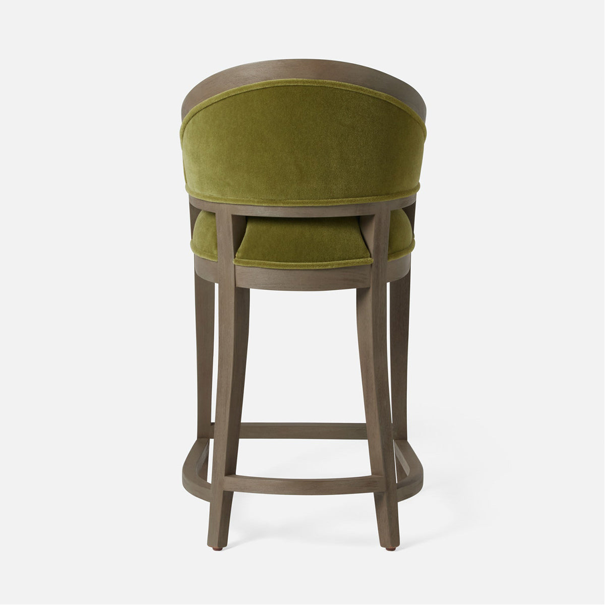 Made Goods Sylvie Curved Back Counter Stool in Danube Fabric