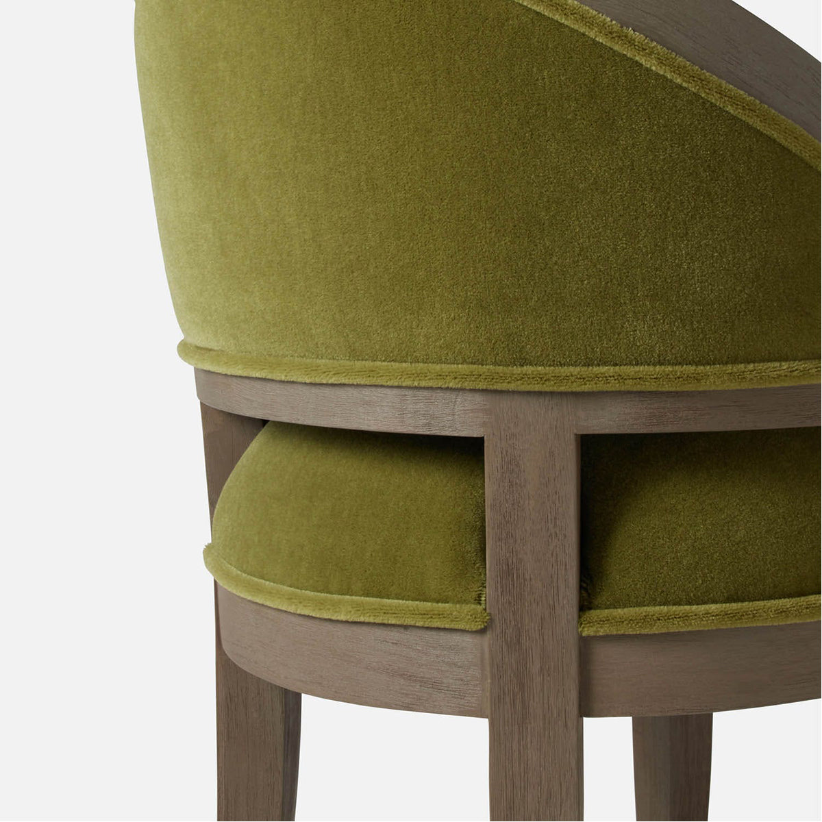 Made Goods Sylvie Curved Back Counter Stool in Weser Fabric