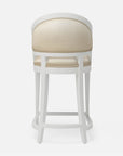 Made Goods Sylvie Curved Back Counter Stool in Mondego Cotton Jute