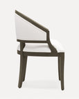 Made Goods Sylvie Curved Back Dining Chair, Ettrick Cotton Jute