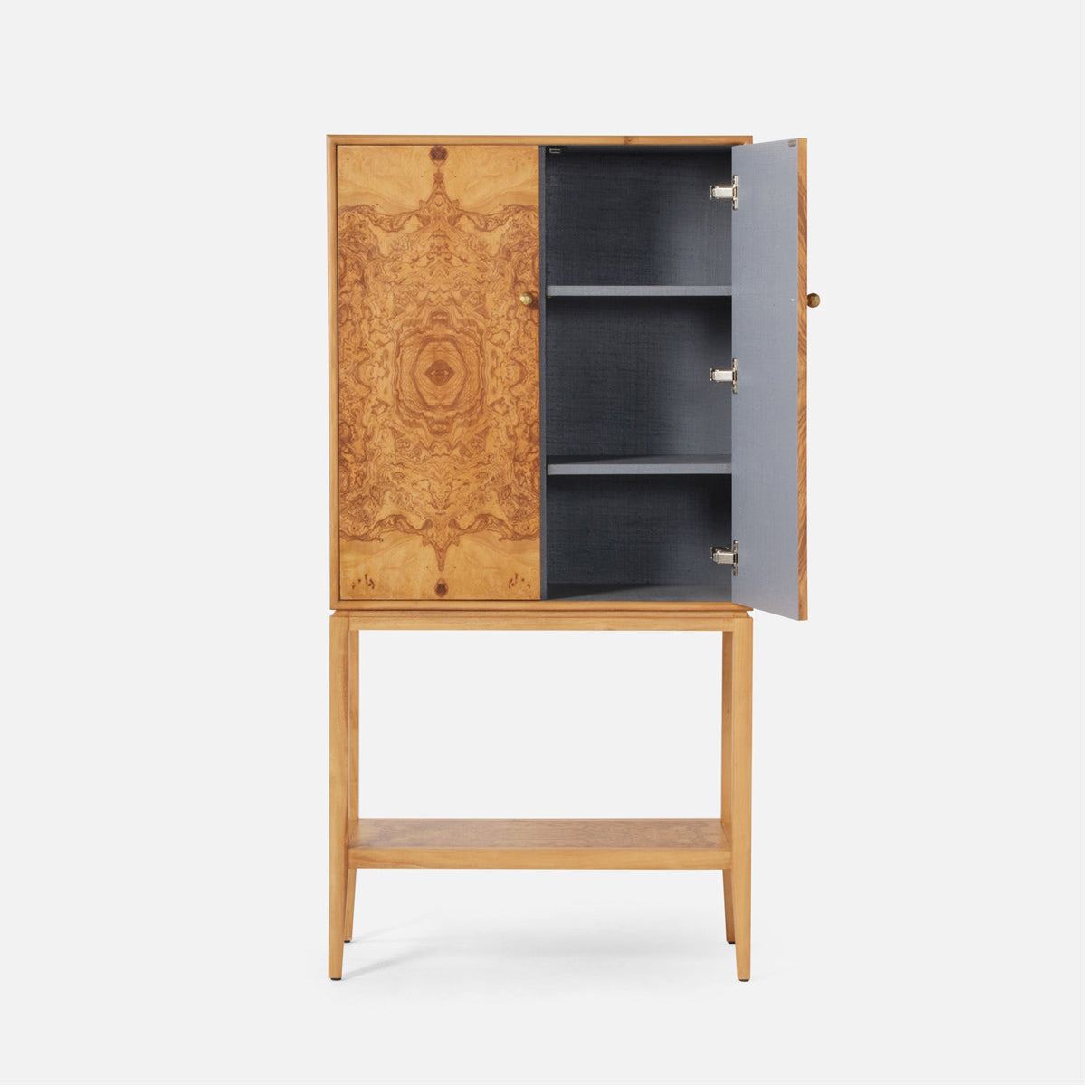 Made Goods Taina Olive Ash Veneer Standing Cabinet