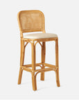 Made Goods Tatum Upholstered Bar Stool in Colorado Leather