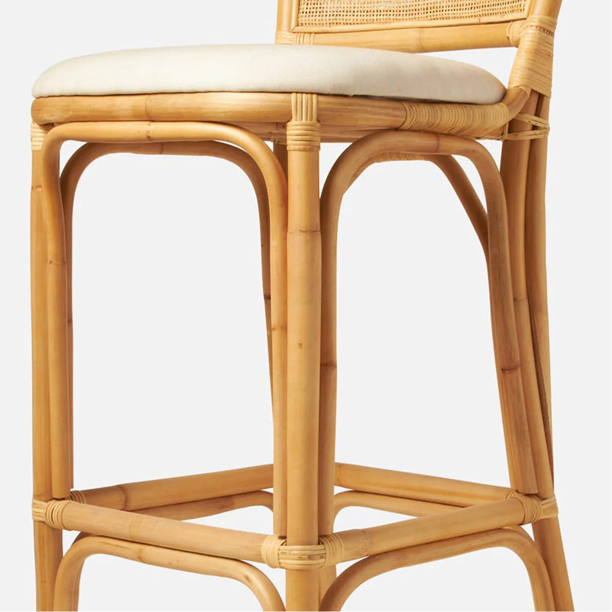 Made Goods Tatum Upholstered Bar Stool in Clyde Fabric