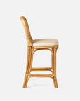 Made Goods Tatum Upholstered Counter Stool in Colorado Leather