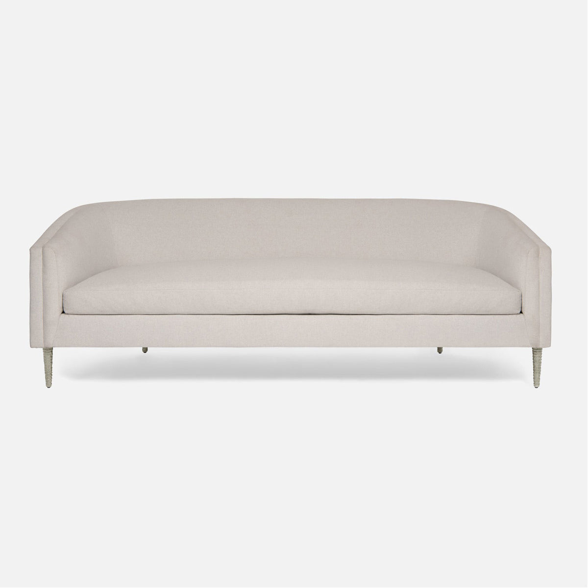 Made Goods Theron Upholstered Curved Back Sofa in Pagua Fabric