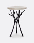 Made Goods Tressa Tree Bramble Table in Faux Shagreen Top