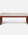 Made Goods Trevor Contrast Hide Waterfall Coffee Table