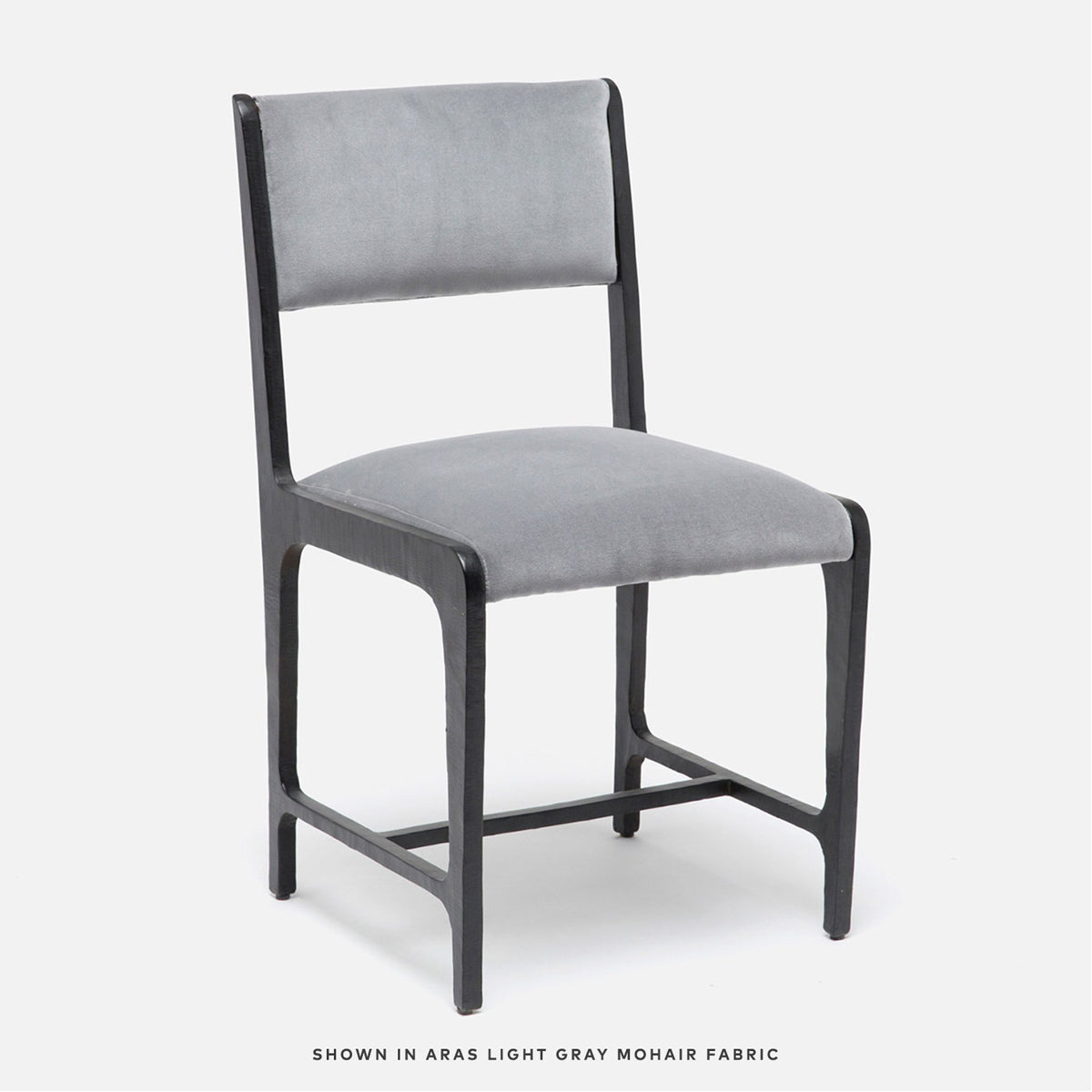 Made Goods Vallois Contemporary Metal Side Chair in Alsek Fabric
