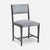 Made Goods Vallois Contemporary Metal Side Chair, Ettrick Cotton Jute