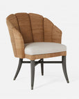Made Goods Vivaan Shell Upholstered Dining Chair, Nile Fabric
