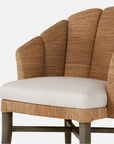 Made Goods Vivaan Shell Upholstered Dining Chair, Havel Velvet