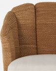 Made Goods Vivaan Shell Upholstered Dining Chair, Mondego Cotton Jute