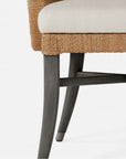 Made Goods Vivaan Shell Upholstered Dining Chair, Rhone Leather