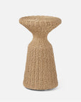 Made Goods VIV Woven Hourglass-Shaped Outdoor Drink Table