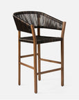 Made Goods Wentworth Faux Wicker Outdoor Bar Stool