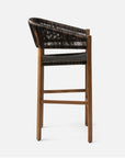 Made Goods Wentworth Faux Wicker Outdoor Bar Stool